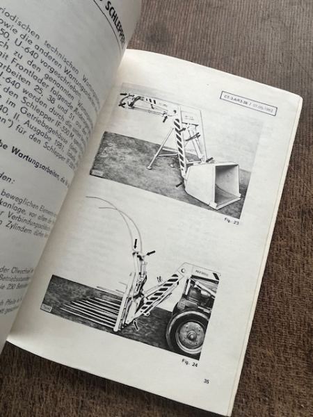 Technisches Handbuch UTB 550 mit Frontlader