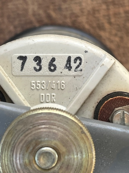 Betriebsstundenzähler 12V für IFA W50 / Fortschritt ZT300-303 DDR IFA