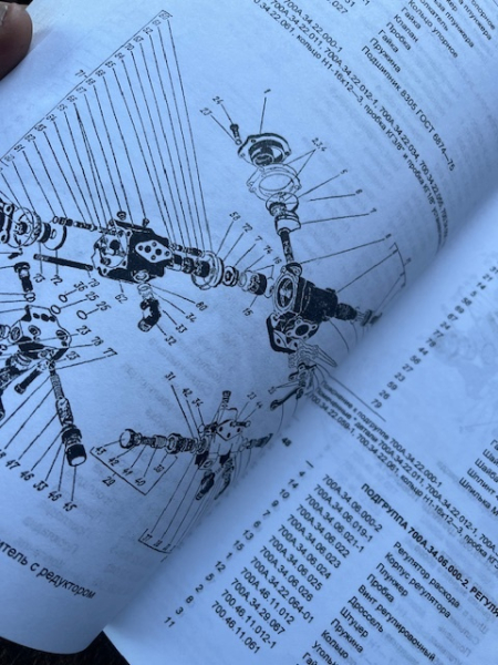 K-701 K-700A K700 Traktor Schlepper Katalog Ersatzteilkatalog