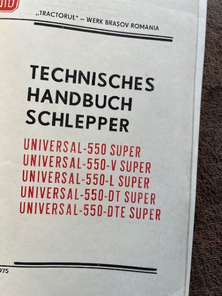 Technisches Handbuch UTB 550