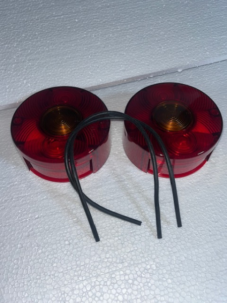 Kappen für Rücklicht DDR Rund Queck 2 Stück + 2x Gummidichtung