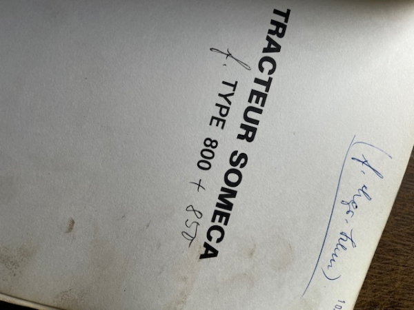 Ersatzteilkatalog Fiat Someca 800