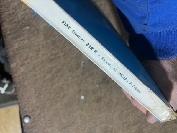 Ersatzteilkatalog Fiat Trattori 312 R original