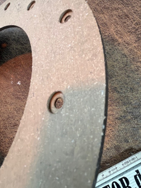 Kupplungsbelag Reibbelag 250 x 155 x 3,3 mm 12 Nietlöcher