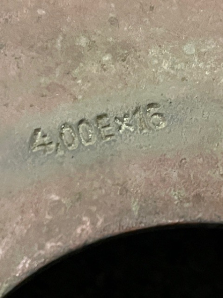 Felge vorn Fortschritt für Gt 124 RS 09 Vorderrad 6.00x16