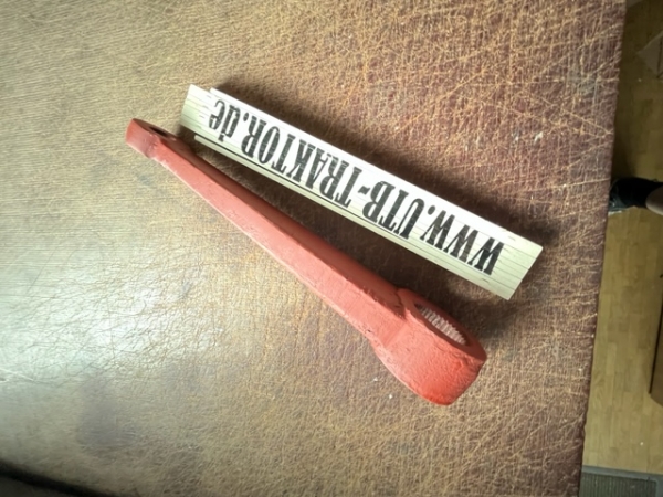 Lenkhebel TIH 445 direkt am Lenkgetriebe