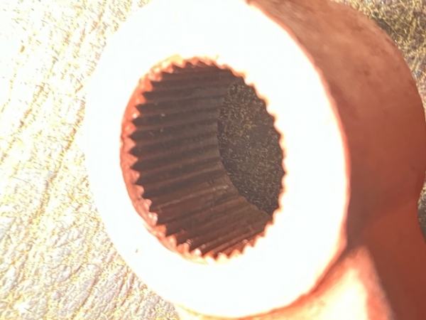 Lenkhebel TIH 445 direkt am Lenkgetriebe