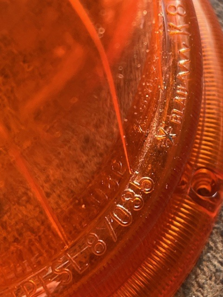 Glas für Rundumleuchte orange K 8675 TPFSL 87035 TPFSA 87036