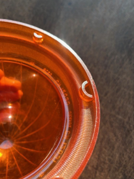 Glas für Rundumleuchte orange K 8675 TPFSL 87035 TPFSA 87036