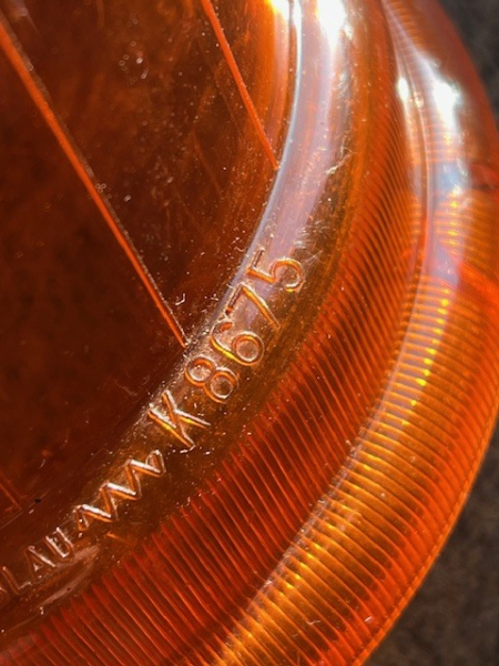 Glas für Rundumleuchte orange K 8675 TPFSL 87035 TPFSA 87036