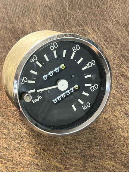 Tacho 100mm mit Chromrand 140KM DDR Trabent IFA Barkas Wartburg VEB