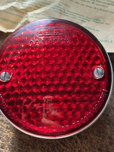 Rücklicht FER  rund Multicar M21 original DDR Bestand
