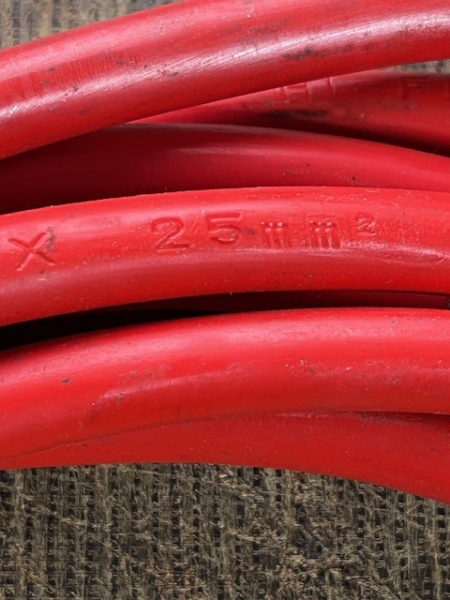Batteriekabel Stromkabel 25 mm² Kabel Starterkabel KFZ Kabel Preis für  jeweils 0,50 m
