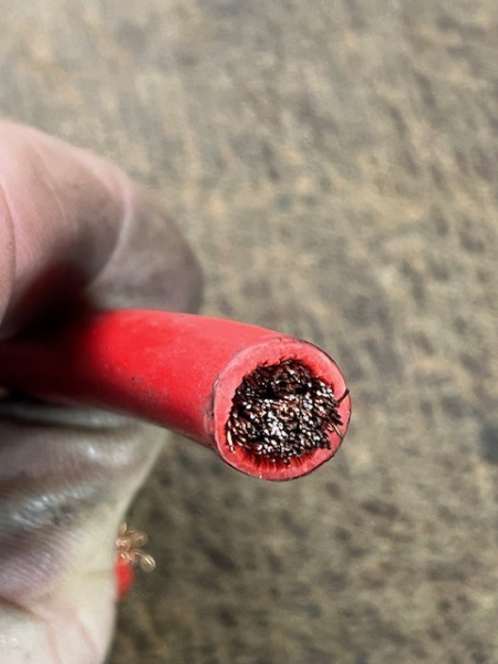 Batteriekabel Stromkabel 25 mm² Kabel Starterkabel KFZ Kabel Preis für  jeweils 0,50 m