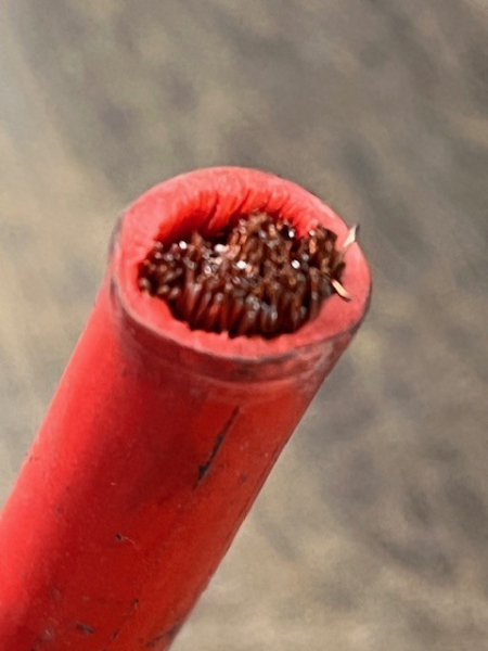 Batteriekabel Stromkabel 25 mm² Kabel Starterkabel KFZ Kabel Preis für  jeweils 0,50 m