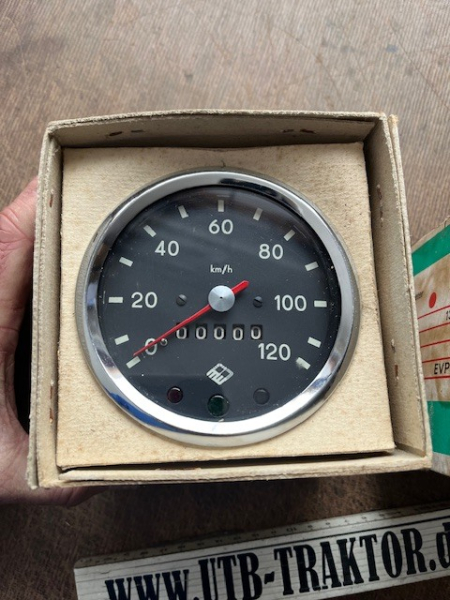 Tacho 100mm 120KM DDR Trabent IFA Barkas Wartburg VEB Messgerätewerk Beierfeld