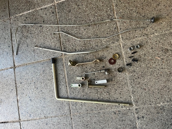 Set Gas Gestänge + Hebel + Ausmacher UTB Fiat