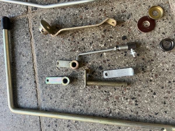 Set Gas Gestänge + Hebel + Ausmacher UTB Fiat