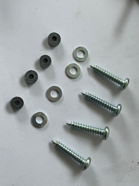 2x Dichtung für 3 Kammer DDR Hänger Rückleuchte IFA Rücklicht + Schrauben