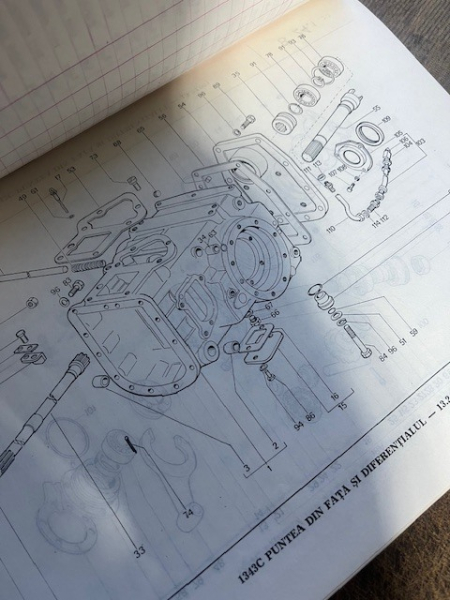 Ersatzteilkatalog TIH 445 DH original gebraucht