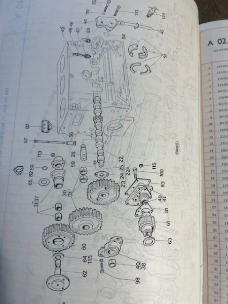 Ersatzteilkatalog TIH 445 DH original gebraucht