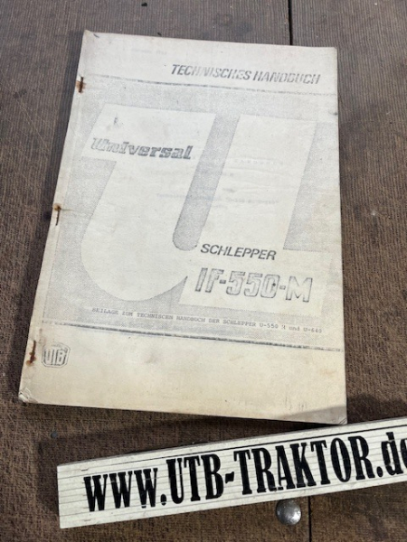 Technisches Handbuch Universal UTB 550 IF M original