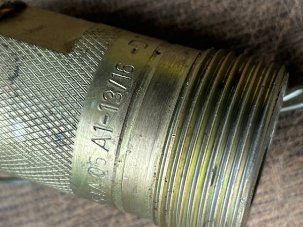 Hydraulikverschraubung T157 TIH DDR M22x1,5 Orsta A1-13/16