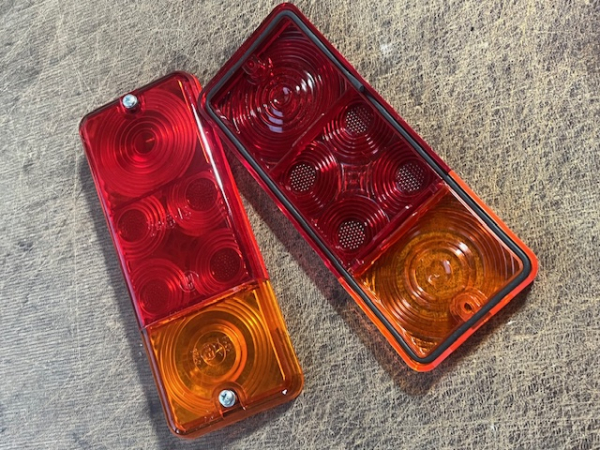 2x Dichtung für 3 Kammer DDR Hänger Rückleuchte IFA Rücklicht + Schrauben