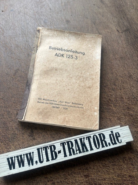 Betriebsanleitung ADK 125 - 3