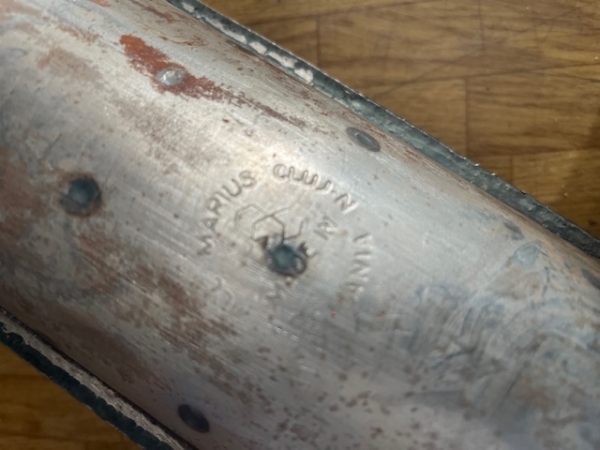 Auspuff 88cm für UTB TIH Fiat blank ohne Farbe