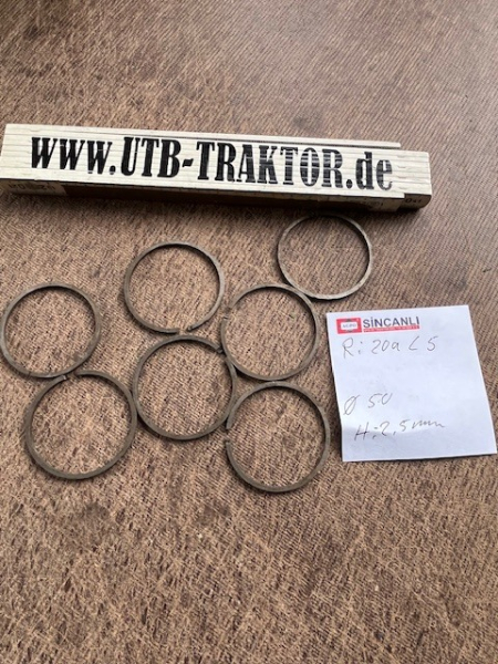 Kolbenringe aus DDR bestand Durchmesser ca. 50 mm stärke 2,5 mm