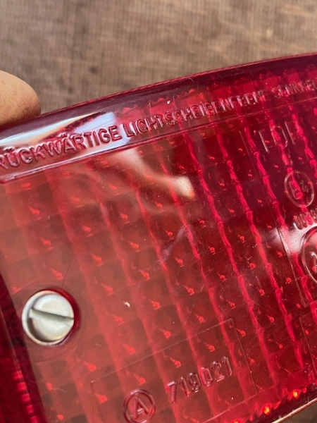 Kappe für DDR Nebelschlußleuchte Trabant Wartung Barkas IFA FER aus original DDR Bestand