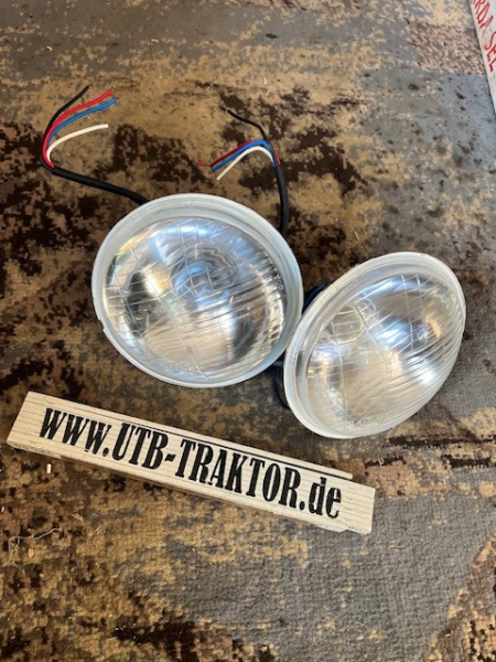 2 Stück Scheinwerfereinsatz Bilux 12v  für UTB 300 445 550 TIH mit E Kennzeichnung