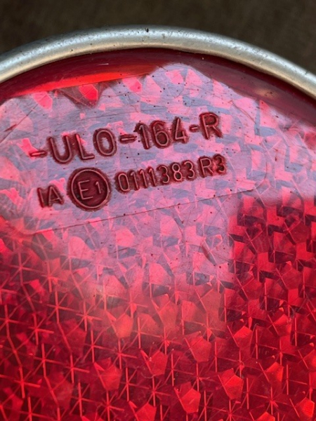 1x Rückstrahler für Oldtimer ULO - 164 R