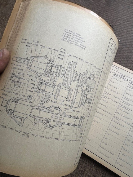 Klöckner Humboldt-Deutz AG Original Ersatzteil-Preisliste Deutz-Diesel-Schlepper F1L514/51 5 Gang