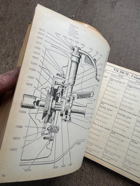 Klöckner Humboldt-Deutz AG Original Ersatzteil-Preisliste Deutz-Diesel-Schlepper F1L514/51 5 Gang