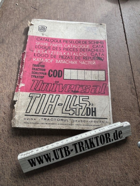 Ersatzteilkatalog TIH 445 DH original gebraucht