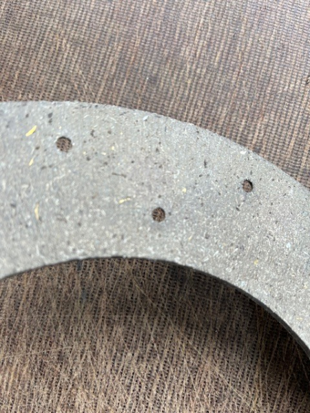 2 Stück Kupplungsbelag UTB Fiat innen 164mm außen 253mm stärke 4mm