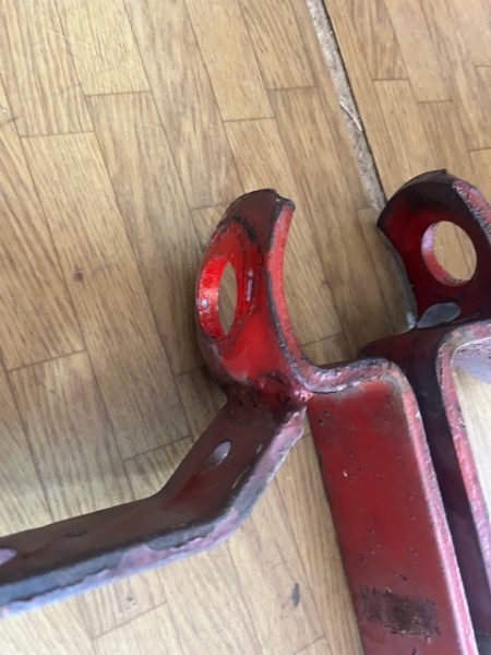 2 stück Halterung Scheinwerfer UTB Fiat bei Frontladeranbau original