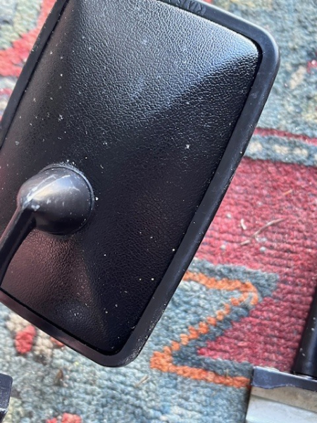 2x Original Spiegel für IFA Trabant 601 Wartburg P70 Simson Duo Rückspiegel Außenspiegel schwarz aus DDR Lagerbestand