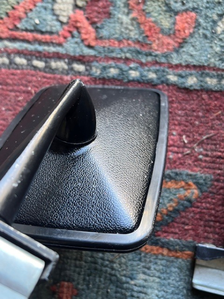 2x Original Spiegel für IFA Trabant 601 Wartburg P70 Simson Duo Rückspiegel Außenspiegel schwarz aus DDR Lagerbestand