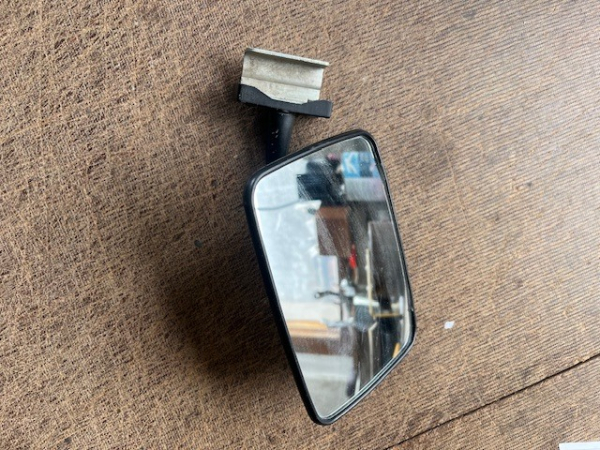 Original Spiegel Rechts für IFA Trabant 601 Wartburg P70 Simson Duo Rückspiegel Außenspiegel schwarz aus DDR Lagerbestand