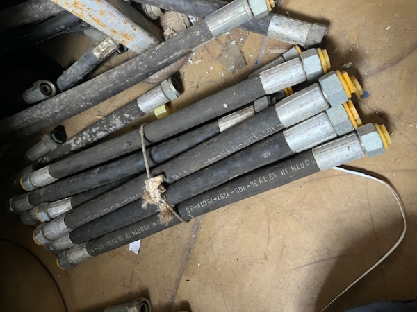 Hydraulikschlauch TIH 445 Länge 50 cm  Gewinde M27x2 DDR Lagerware Schlüsselweite 32mm