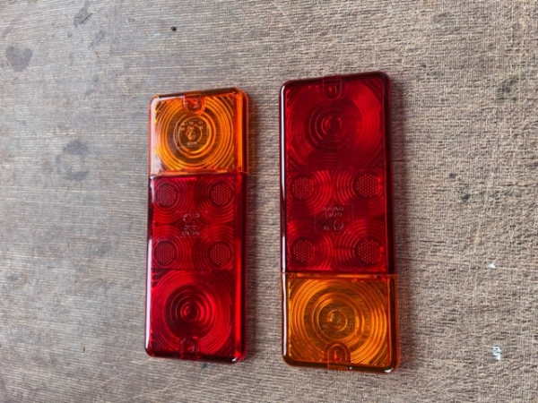 Rücklichtglas 2 Stück IFA DDR Dreikammer HP Anhänger