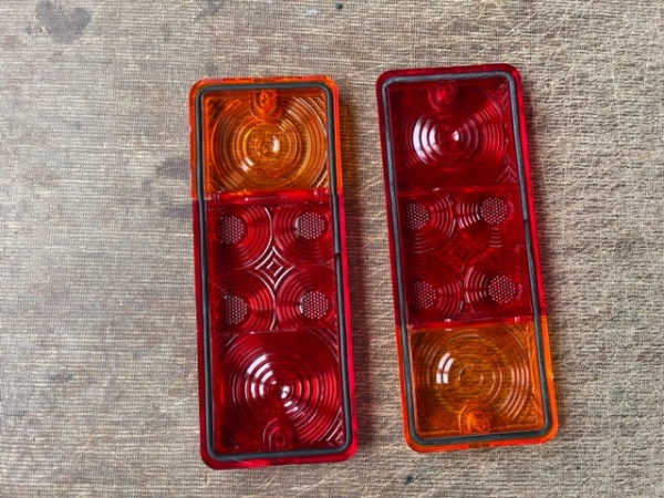 Rücklichtglas 2 Stück IFA DDR Dreikammer HP Anhänger