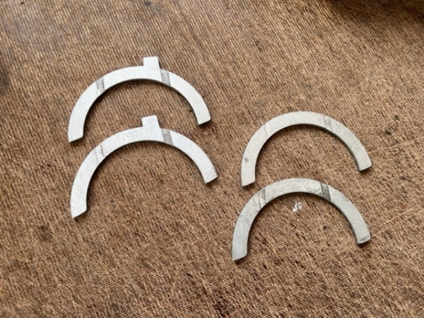 Beilagscheiben Ausgleichscheiben Kurbelwelle UTB TIH Fiat 480S 640 50 NC  Std