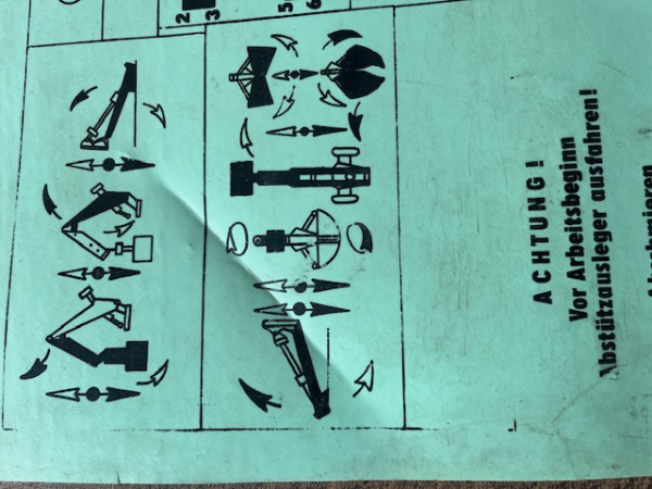 Bedien Anleitung TIH 445 original Symbole defekt 2. Wahl