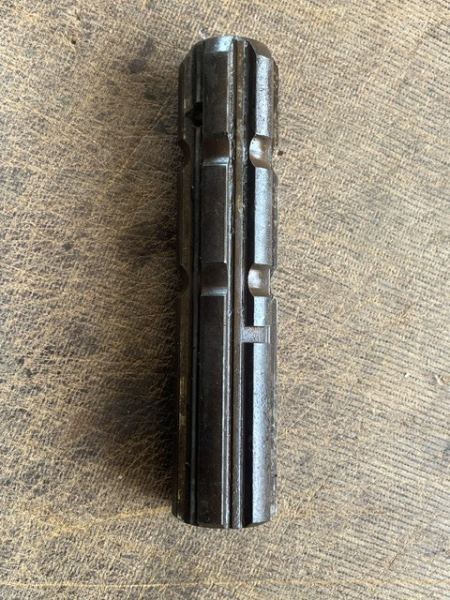 Stummel Zapfwelle  gesamt 160 mm außendurchmesser 34,5 mm