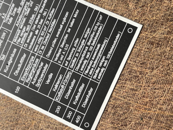 Wartungsvorschrift 1 NVD 12,5 SL 2NVD 3 NVD