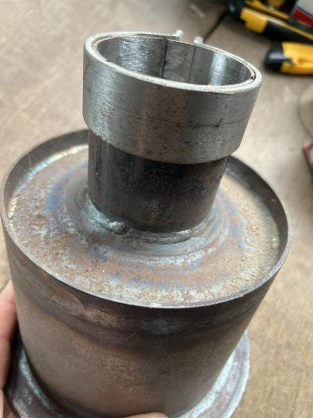 Luftfilter Aufsatz metall oder Schalldämpfer für Oldtimer Traktor 57 mm Aufsteckdurchmesser